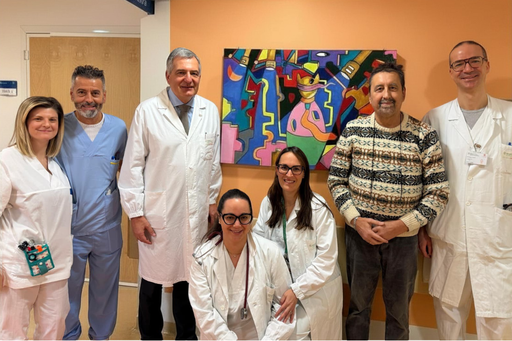 Paziente pittore nefrologia Roberto Russo