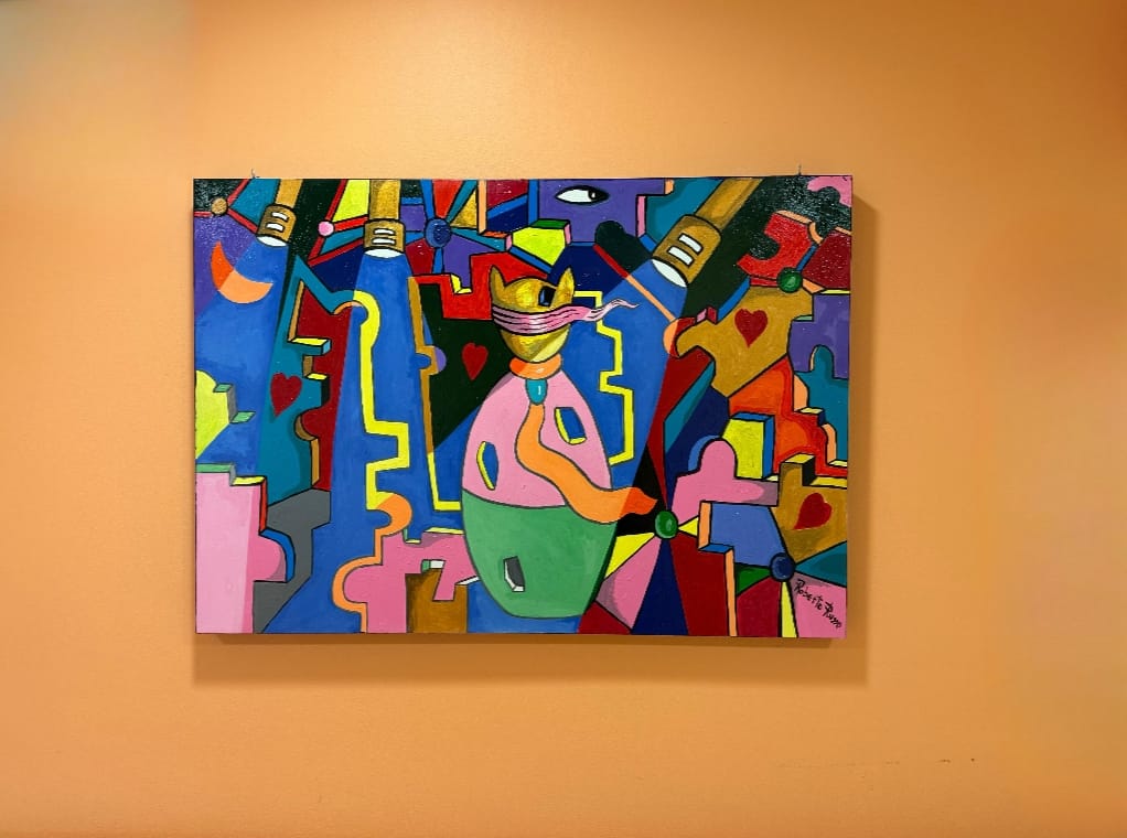 Quadro paziente pittore nefrologia Roberto Russo