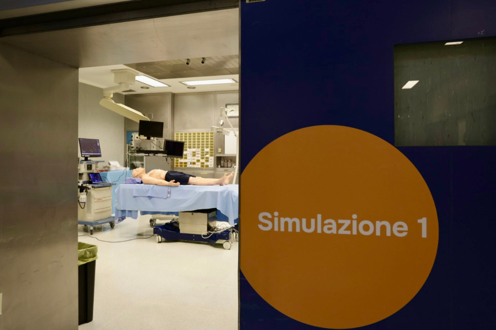 Una delle sale del centro di simulazione