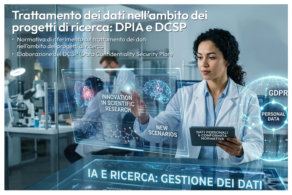 immagine dedicata all'IA con titolo del corso 