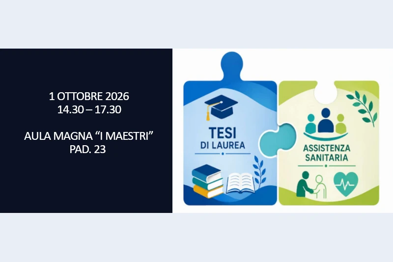 1 ottobre - aula magna "I Maestri" - pad. 23