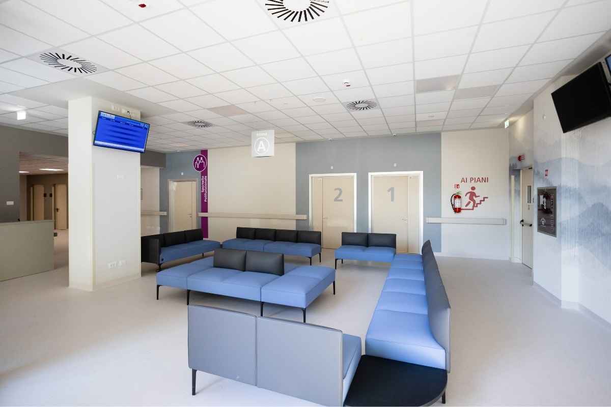 sala d'attesa pad. 26