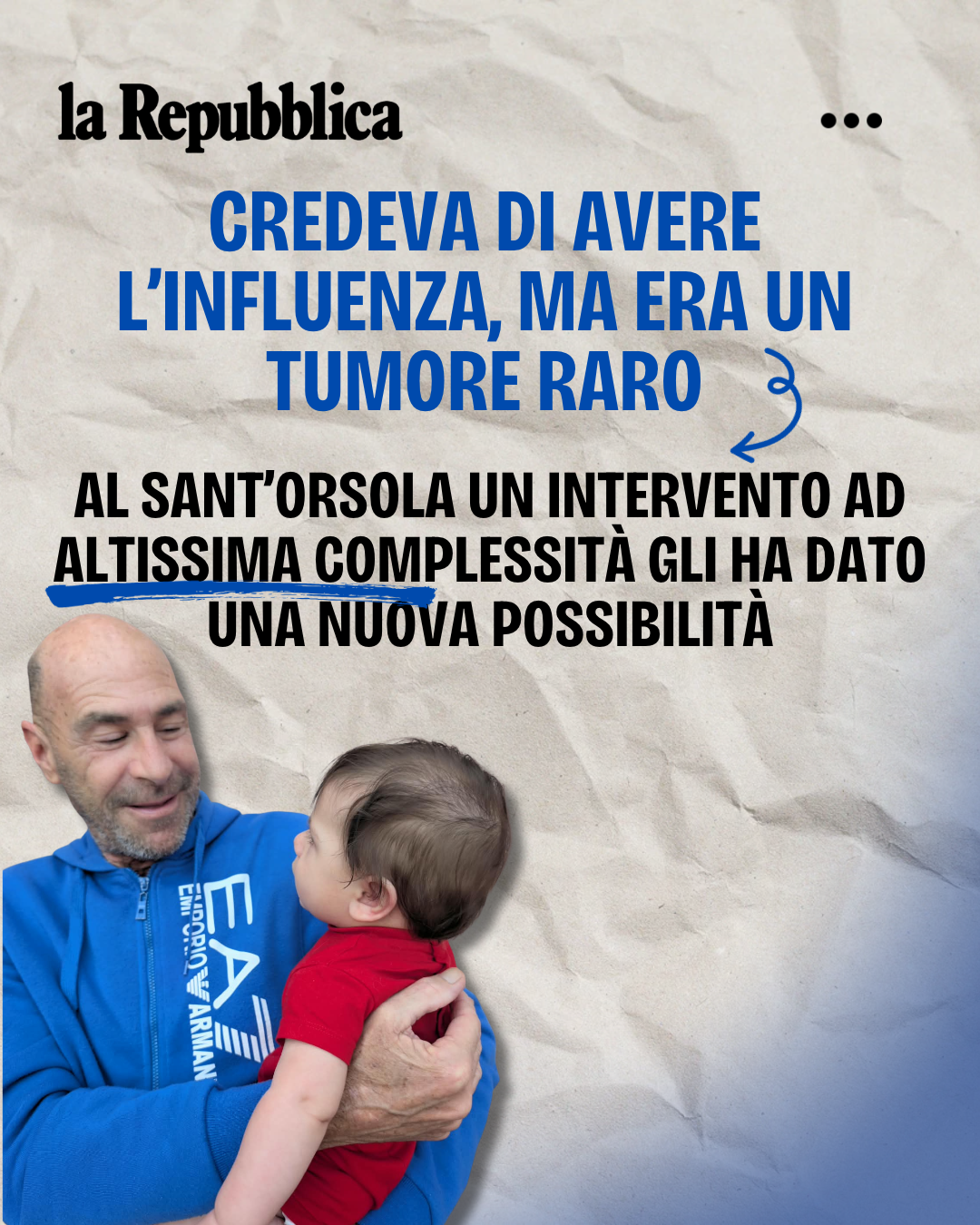 Credeva di avere l'influenza, ma era un tumore raro